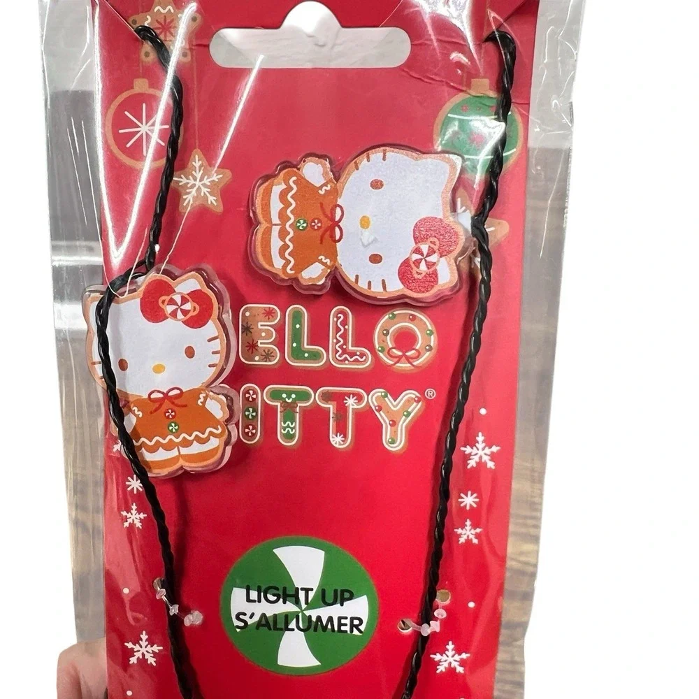 Hello Kitty Christmas Light Up Necklace Gingerbread Holiday‎
